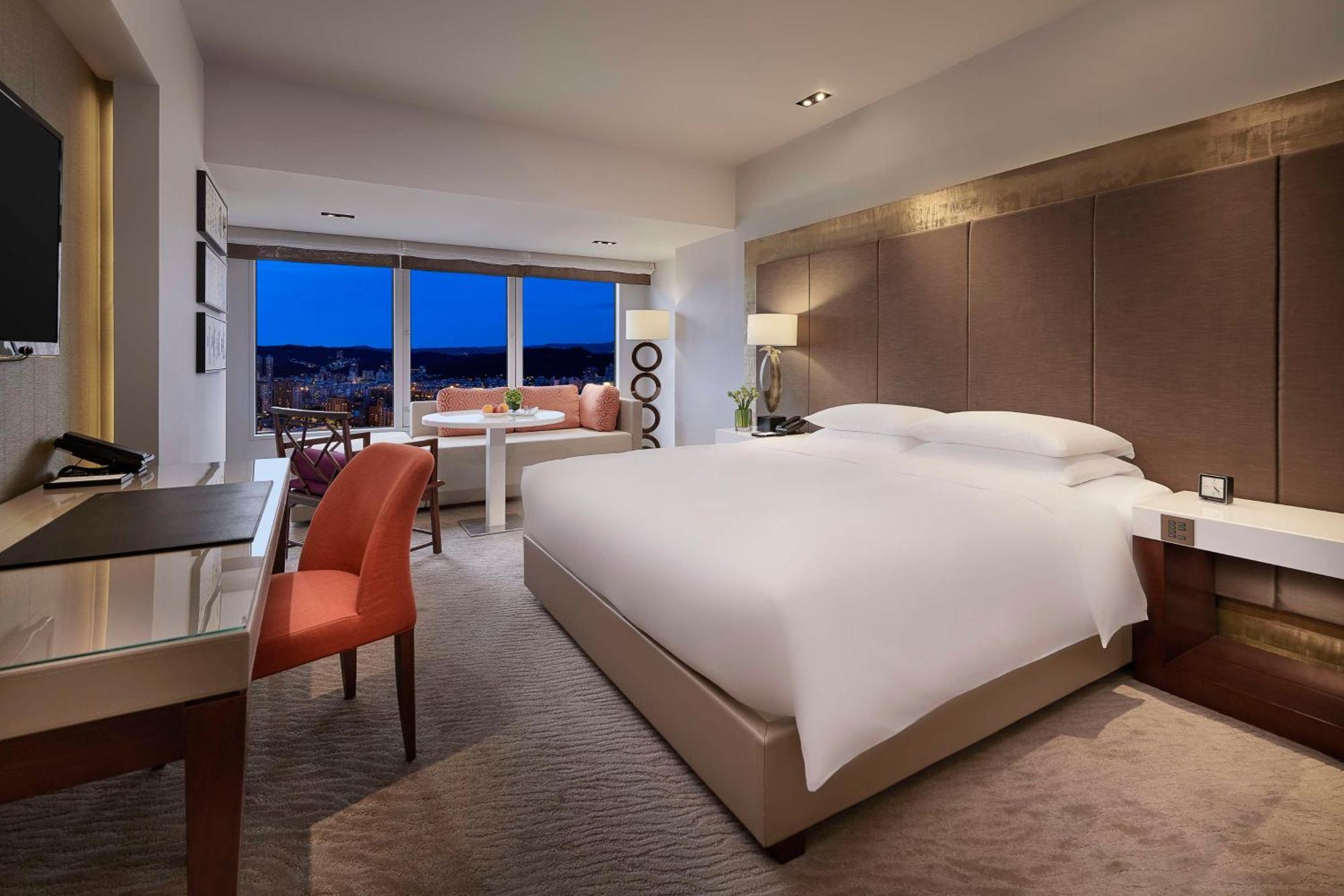 Grand Hyatt Taipei Hotel Kültér fotó Deluxe Room