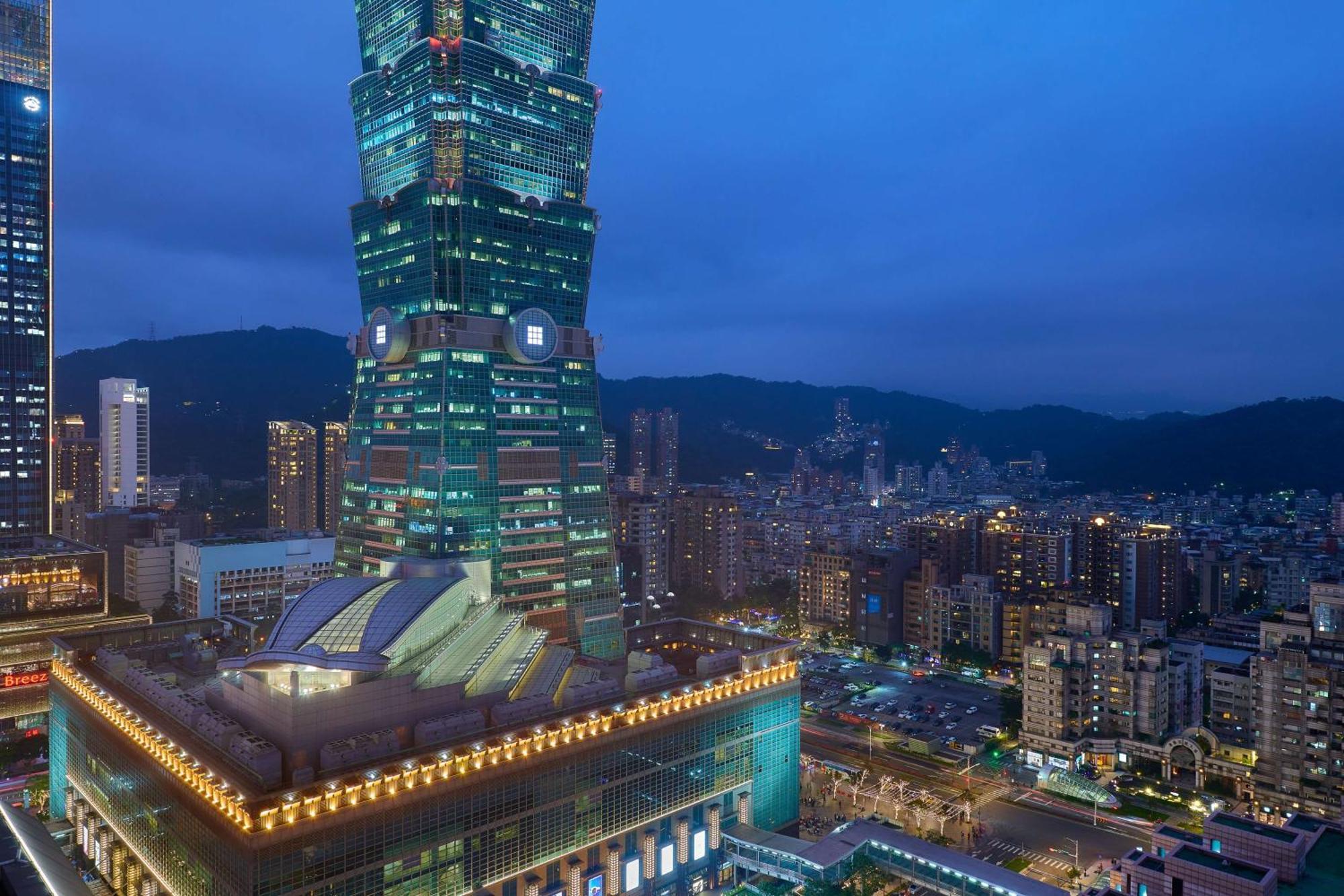 Grand Hyatt Taipei Hotel Kültér fotó Taipei 101