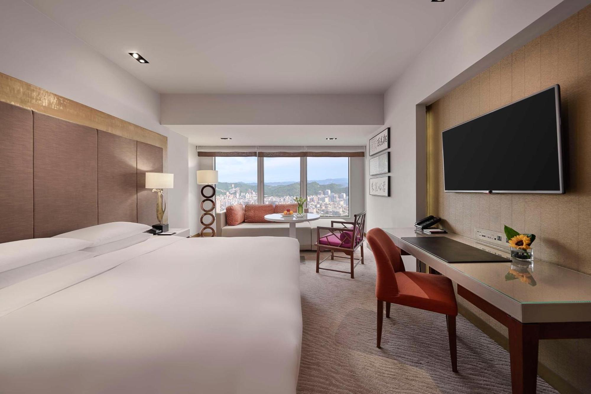 Grand Hyatt Taipei Hotel Kültér fotó Deluxe Room