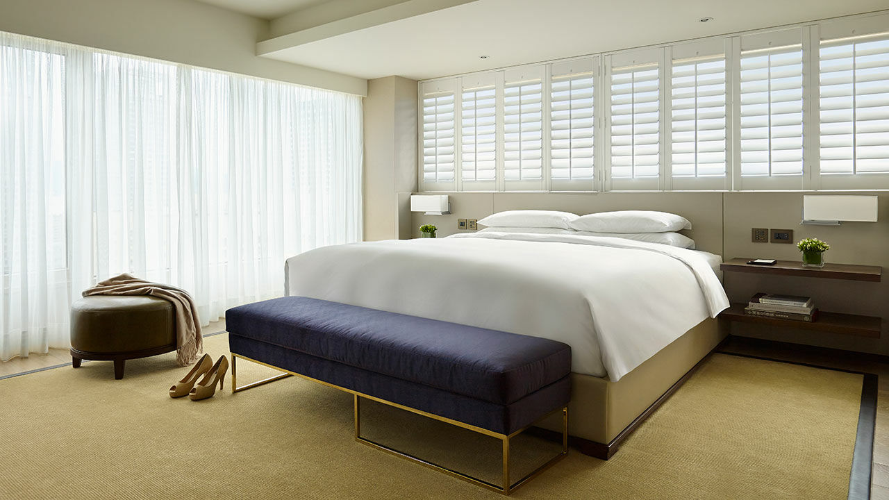 Grand Hyatt Taipei Hotel Kültér fotó A bedroom at The London West Hollywood